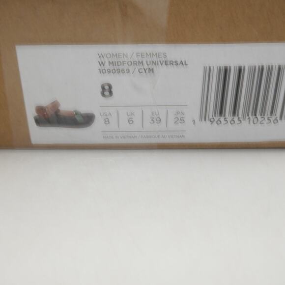 NEW TEVA Original Universal Green Pink  Brown Strappy Flat Sandal Women's 8 - Picture 10 of 10
